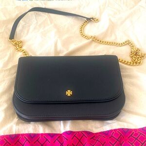 Tory Burch black crossbody. Beautiful condition with dust bag.